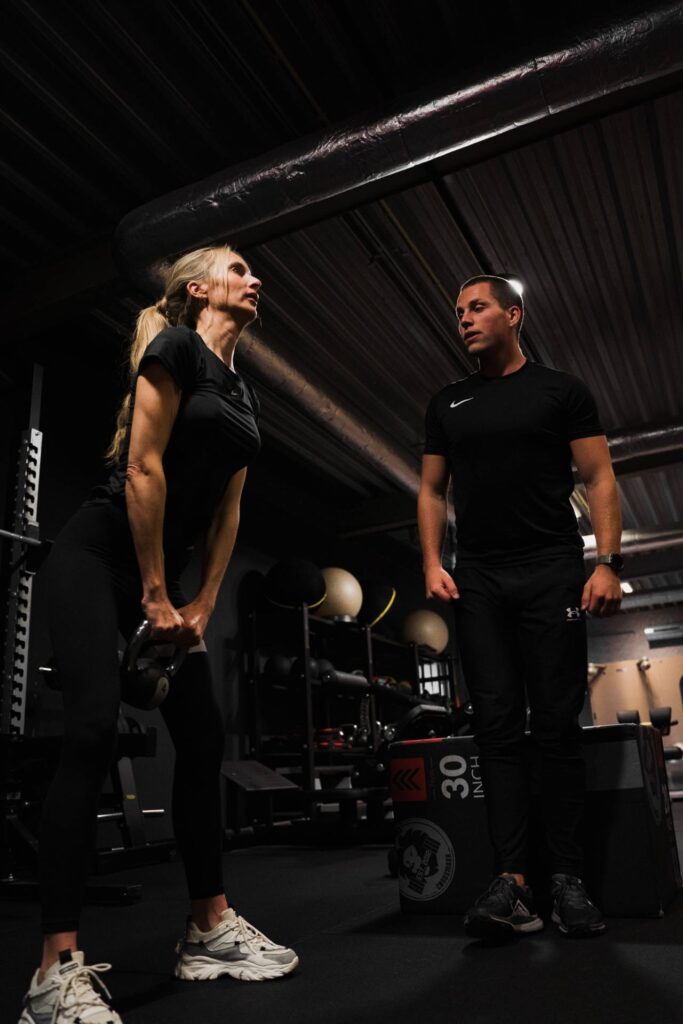 Krachttraining onder begeleiding in het Lab